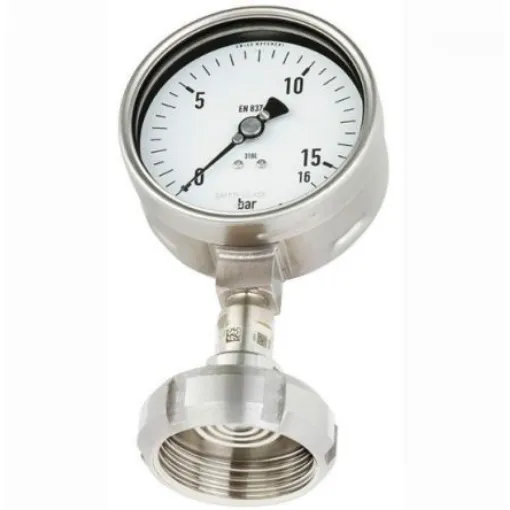 WIKA DN 38 Analogue Pressure Gauge 5bar Bottom Entry 100mm Outside Diameter - 48799506 product image