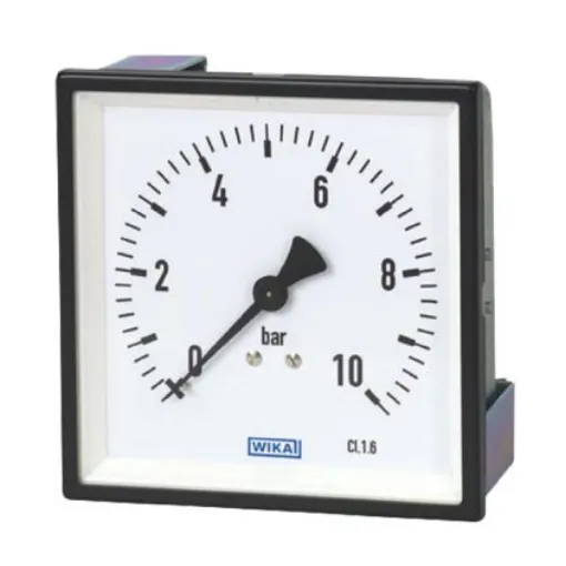 WIKA G 1/2 Analogue Pressure Gauge 6bar Back Entry 96 x 96mm Outside Diameter - 71104755 product image