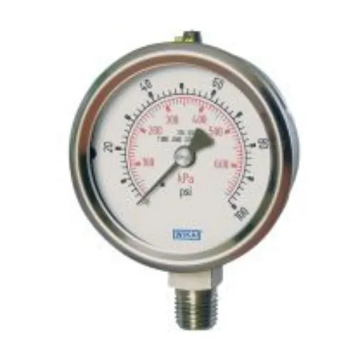 WIKA G 1/4 Analogue Pressure Gauge 40bar Back Entry 50mm Outside Diameter - 48634526 product image