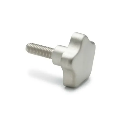 Elesa 169563 Natural Stainless Steel Knob, M8 x 40, Threaded Stud product image