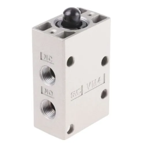 SMC Basic 3/2 Pneumatic Manual Control Valve VM400 Series, Rc 1/8, 1/8in, III B - VM430-01-00 product image