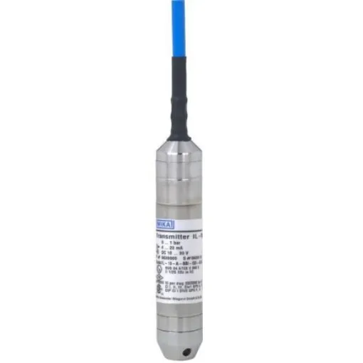 WIKA IL-10 Series Level Sensor Level Probe, 4-20mA Output, Cable Mount, Stainless Steel Body, ATEX, IECEx-Rated - 48799921 product image