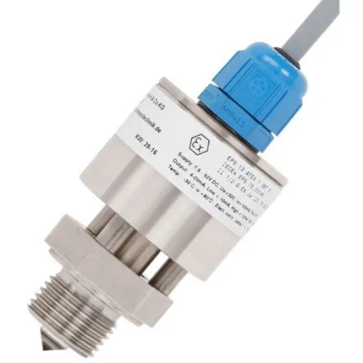 WIKA OLS-C51 Series Level Sensor Level Switch, 4-20mA Output, Stainless Steel Body, ATEX, IECEx-Rated - 14243207 product image