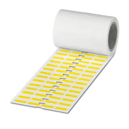 Phoenix Contact EML Yellow Label, 19mm Width, 6mm Height, 2500Per Roll Qty - 0800107 product image