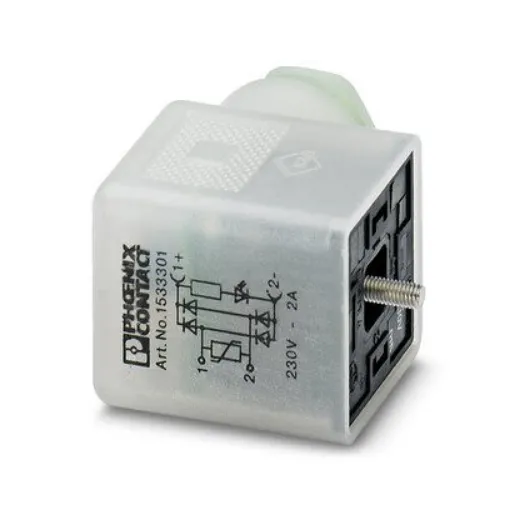 Phoenix Contact Solenoid Valve Connector for use with Valve - 1533301 product image
