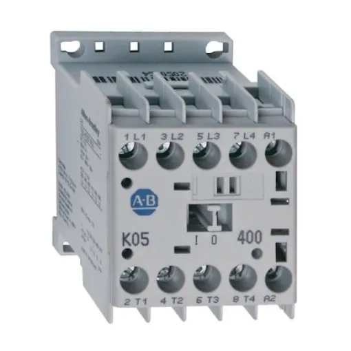 Allen Bradley IEC 100-K Contactor, 230 V ac Coil, 4-Pole, 5 A, 8.3 kW, 4NO, 690 V ac - 100-K05KF400 product image