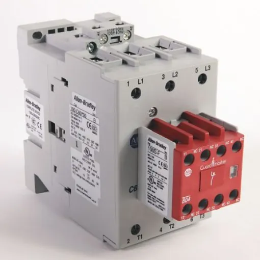 Allen Bradley IEC 100S-C Contactor, 24 V dc Coil, 3-Pole, 60 A, 40 kW, 3NO, 690 V ac - 100S-C60DJ14C product image