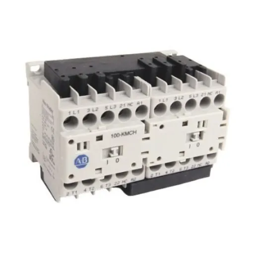 Allen Bradley IEC 104-K Reversing Contactor, 24 V dc Coil, 3-Pole, 5 A, 8.3 kW, NO, 690 V ac - 104-K05DJ02 product image