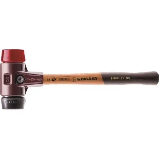 Halder Round Rubber Mallet 1.1kg With Replaceable Face - HA3026050 product image