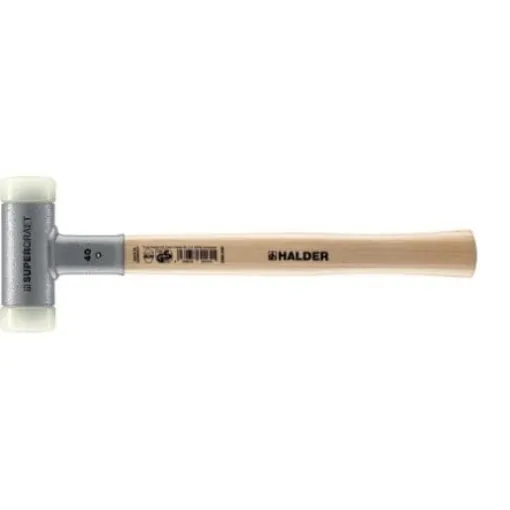 Halder Round Nylon Mallet 715g With Replaceable Face - HA3366040 product image