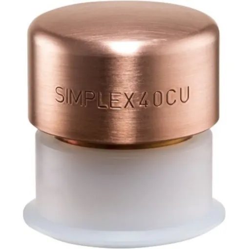 Halder Round Solid Copper Replacement Mallet Face 145g With Replaceable Face - HA3804030 product image
