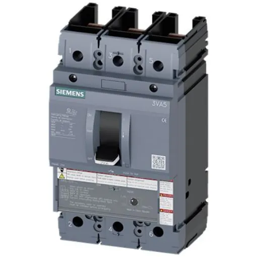 Siemens, SENTRON MCCB Molded Case Circuit Breaker 3P 80A, Breaking Capacity 65 kA, Fixed Mount - 3VA5280-6EC31-2AA0 product image