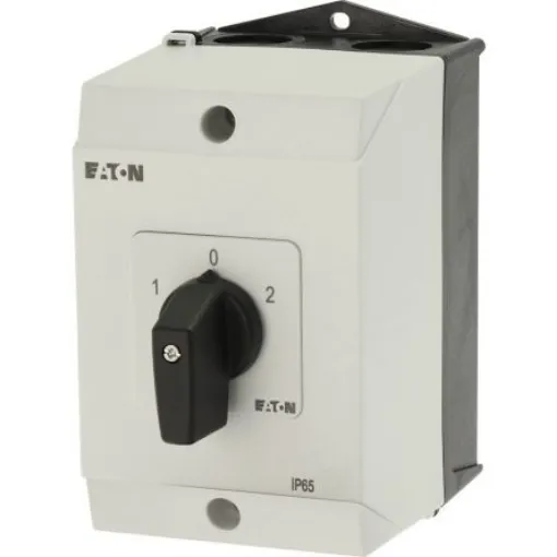 Eaton, 3P 3 Position 60° Motor Reversing Cam Switch, 690V ac, 32A, Short Actuator - 207188 T3-3-8401/I2 product image
