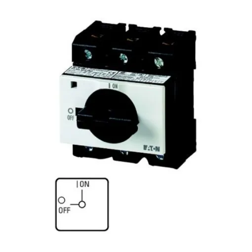 Eaton, 3P 2 Position 90°, 690V ac, 100A, Short Actuator - 081439 P3-100/IVS product image