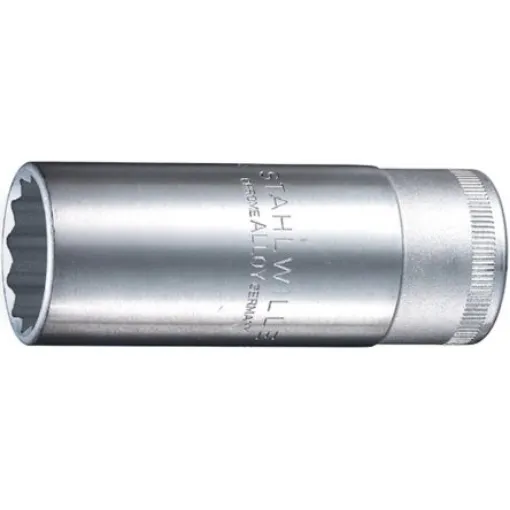 STAHLWILLE 1/2 in Drive 15mm Deep Socket, 12 point, 83 mm Overall Length - 03020015 product image