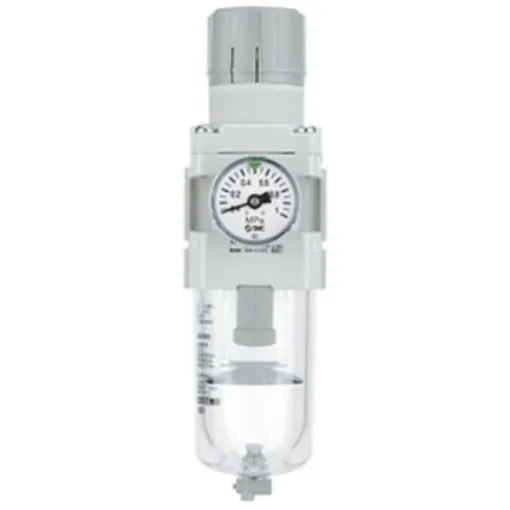 SMC AW40 Filter Regulator, 5µm, G 1/2, Automatic, Manual, 10 bar - AW40-F04H-A product image