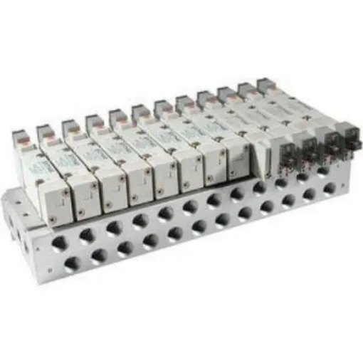 SMC Manifold Pneumatic Solenoid Valve - Air G 1/4 SS7000 Series - SS5Y7-42-10-02F-Q product image