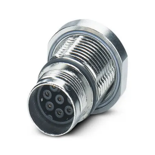 Phoenix Contact, 16135 IP67 Metal Rear Mount 7+PE Power Connector Socket, Rated At 14A, 630 V - 1613593 product image