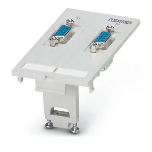 Phoenix Contact VS-SI-FP-2DSUB9-GC-BU/ST Front Plate, 87.5 mm Overall - 1657708 product image