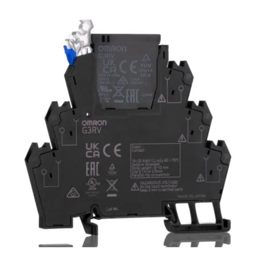 Omron G3RV-ST Series Solid State Interface Relay, 24 Vdc Control, 2 A Load, DIN Rail Mount - G3RV-ST500-AL DC24 product image