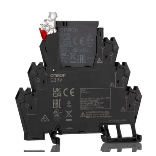 Omron G3RV-ST Series Solid State Interface Relay, 110 V ac Control, 3 A Load, DIN Rail Mount - G3RV-ST500-D AC110 product image