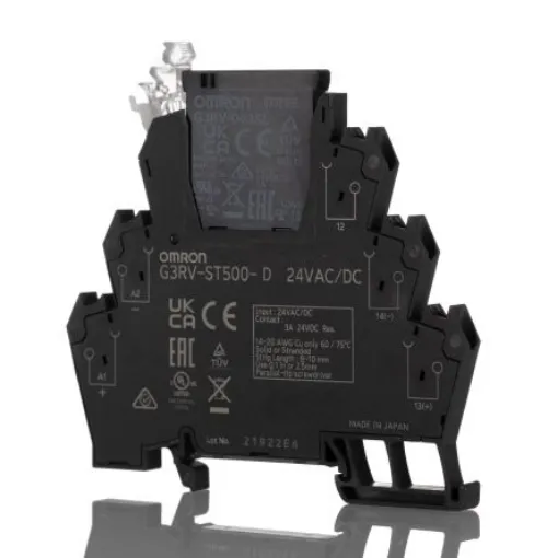 Omron G3RV-ST Series Solid State Interface Relay, 24 V ac/dc Control, 3 A Load, DIN Rail Mount - G3RV-ST500-D AC/DC24 product image