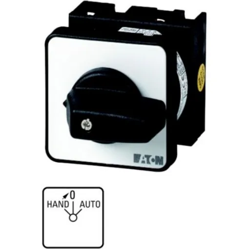 Eaton, 2P 3 Position 45° Changeover Cam Switch, 690V (Volts), 20A, Toggle Actuator - 003191 T0-2-15435/E product image