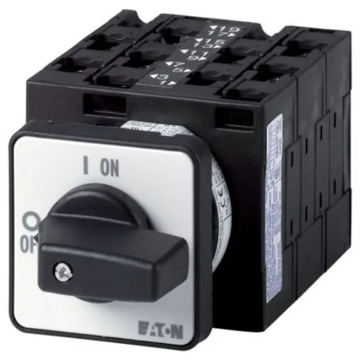 Eaton, 3P 10 Position 60° On-Off Cam Switch, 690V (Volts), 32A, Short Thumb Grip Actuator - 004110 T3-5-15892/E product image