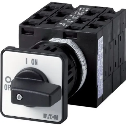 Eaton, 3P 2 Position 60° Multi Speed Cam Switch, 690V (Volts), 32A, Short Thumb Grip Actuator - 004141 T3-5-29/EZ product image