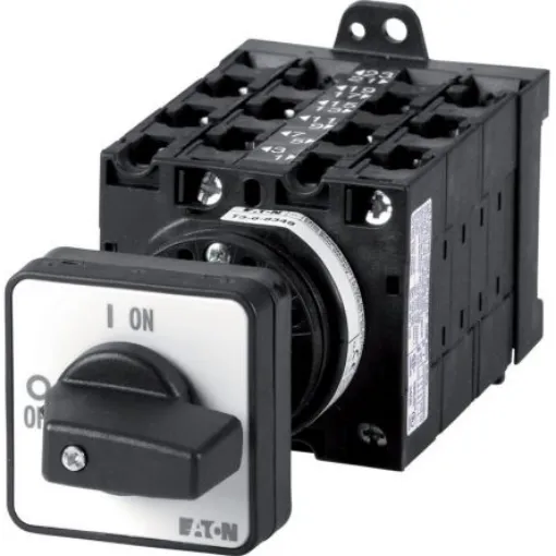 Eaton, 3P 4 Position 60° Multi Speed Cam Switch, 690V (Volts), 32A, Short Thumb Grip Actuator - 004213 T3-6-103/Z product image