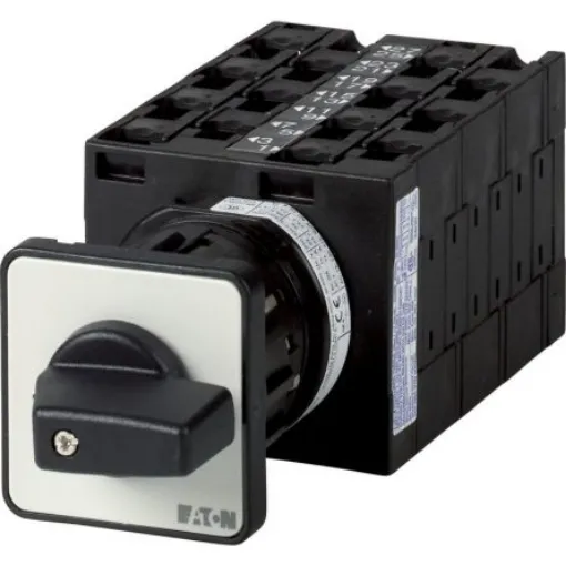 Eaton, 3P 3 Position 60° Multi Speed Cam Switch, 690V (Volts), 32A, Short Thumb Grip Actuator - 005299 T3-7-161/EZ product image