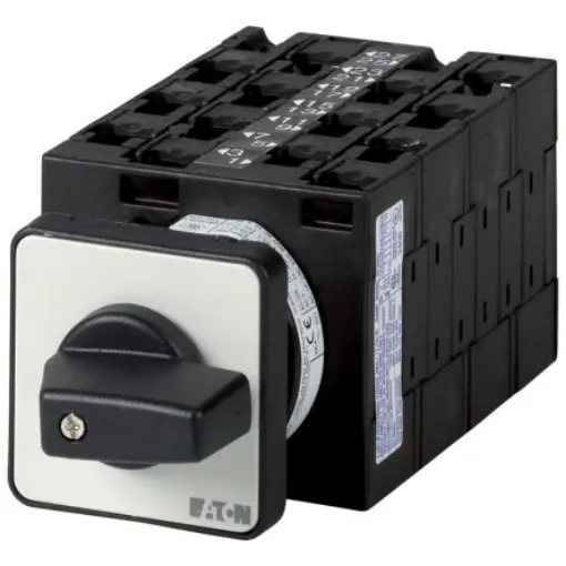 Eaton, 3P 3 Position 60° Changeover Cam Switch, 690V (Volts), 32A, Short Thumb Grip Actuator - 005573 T3-7-8363/E product image