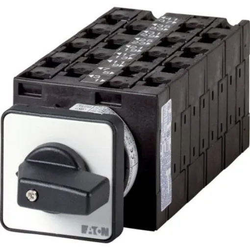 Eaton, 3P 2 Position 90° On-Off Cam Switch, 690V (Volts), 32A, Short Thumb Grip Actuator - 005880 T3-9-8354/E product image