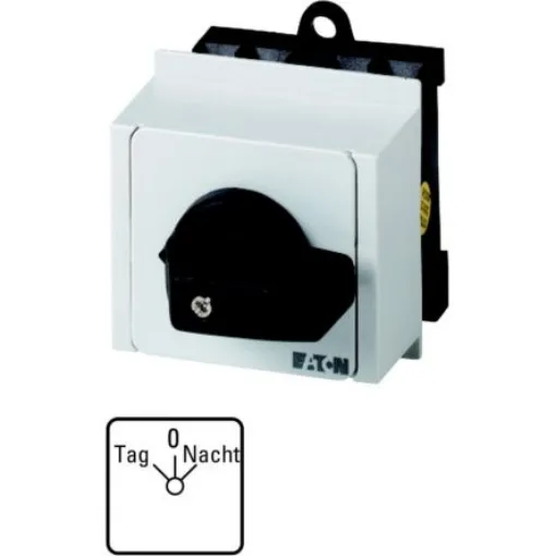 Eaton, 3P 2 Position 90° On-Off Cam Switch, 690V (Volts), 20A, Short Thumb Grip Actuator - 008141 T0-3-15284/IVS-RT product image