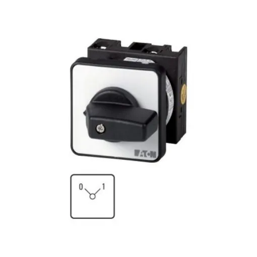 Eaton, 2P 2 Position 90° On-Off Cam Switch, 690V (Volts), 20A, Rotary Actuator - 009302 T0-1-15472/E product image
