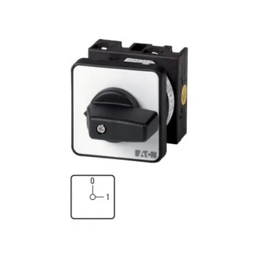 Eaton, 2P 2 Position 90° On-Off Cam Switch, 690V (Volts), 20A, Rotary Actuator - 009314 T0-1-15482/E product image