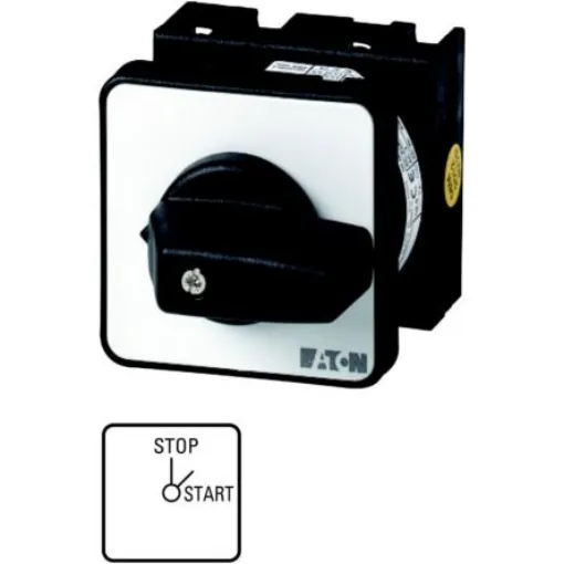 Eaton, 3P 2 Position 90° On-Off Cam Switch, 690V (Volts), 20A, Toggle Actuator - 011381 T0-2-15413/E product image