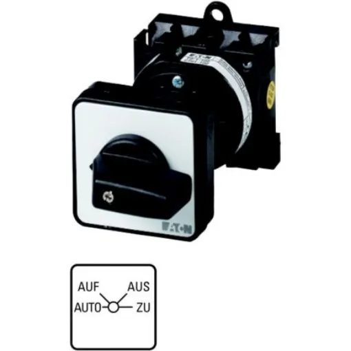 Eaton, 2P 4 Position 60° On-Off Cam Switch, 690V (Volts), 20A, Toggle Actuator - 011446 T0-2-15503/Z product image