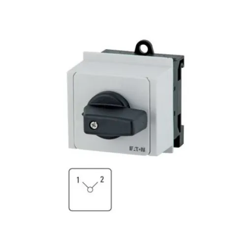 Eaton, 3P 2 Position 90° Motor Reversing Cam Switch, 690V (Volts), 20A, Short Thumb Grip Actuator - 012258 T0-3-115/IVS product image
