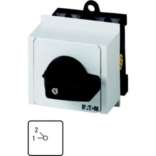 Eaton, 3P 2 Position 45° Multi Step Cam Switch, 690V (Volts), 20A, Toggle Actuator - 012582 T0-3-15016/IVS product image