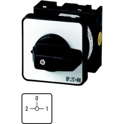 Eaton, 3P 3 Position 90° Motor Reversing Cam Switch, 690V (Volts), 20A, Toggle Actuator - 012979 T0-3-15190/E product image