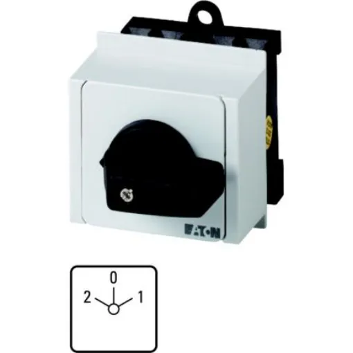 Eaton, 3P 3 Position 60° Multi Speed Cam Switch, 690V (Volts), 20A, Short Thumb Grip Actuator - 013519 T0-4-106/IVS product image