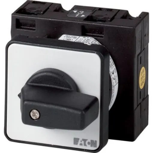 Eaton, 3P 2 Position 90° On-Off Cam Switch, 690V (Volts), 32A, Short Thumb Grip Actuator - 014377 T3-3-15683/E product image