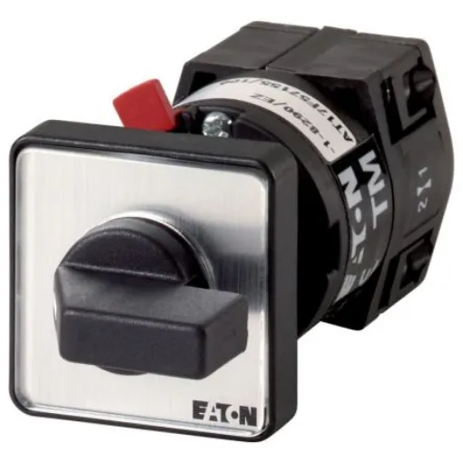 Eaton, 2P 2 Position 90° On-Off Cam Switch, 690V (Volts), 10A, Short Thumb Grip Actuator - 015073 TM-1-8291/EZ product image