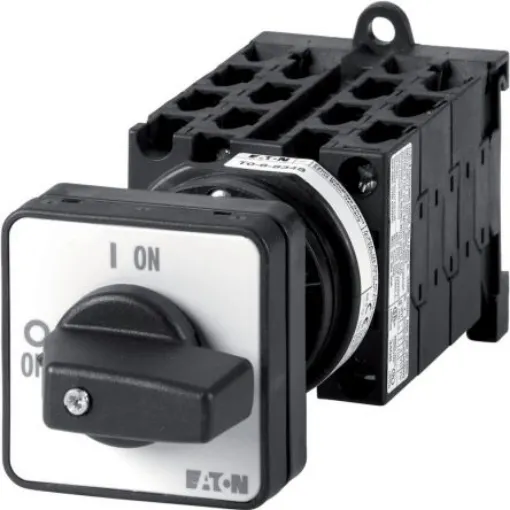 Eaton, 3P 3 Position 60° Star Delta Cam Switch, 690V (Volts), 20A, Short Thumb Grip Actuator - 015302 T0-6-126/Z product image