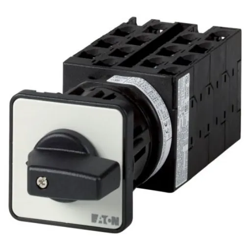 Eaton, 2P 8 Position 45° Multi Step Cam Switch, 690V (Volts), 20A, Short Thumb Grip Actuator - 015855 T0-7-15135/EZ product image