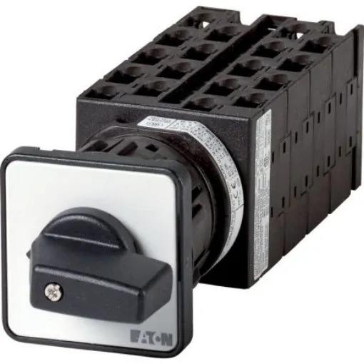 Eaton, 2P 9 Position 30° Multi Step Cam Switch, 690V (Volts), 20A, Short Thumb Grip Actuator - 016248 T0-9-15294/EZ product image