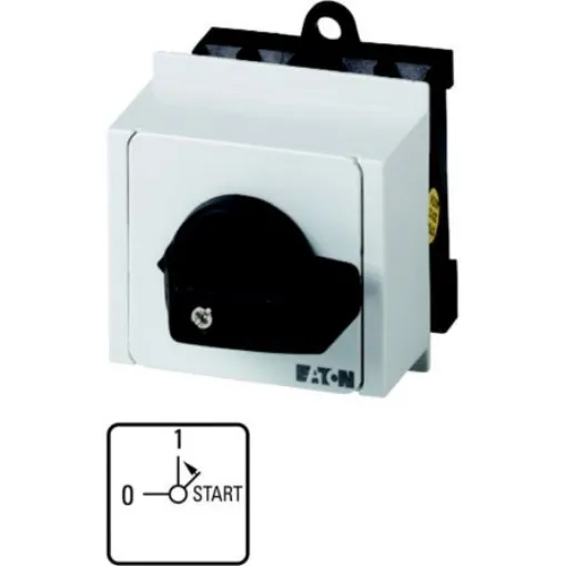 Eaton, 2P 2 Position 90° On-Off Cam Switch, 690V (Volts), 20A, Toggle Actuator - 026994 T0-1-15511/IVS product image
