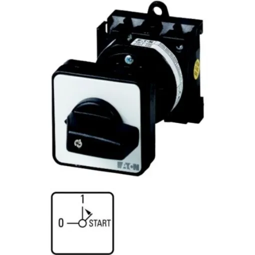 Eaton, 2P 2 Position 90° On-Off Cam Switch, 690V (Volts), 20A, Toggle Actuator - 029367 T0-1-15511/Z product image