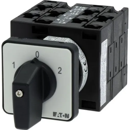 Eaton, 3P 3 Position 60° Multi Speed Cam Switch, 690V (Volts), 32A, Short Thumb Grip Actuator - 042879 T3-4-8441/E product image